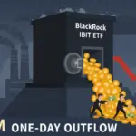 BlackRock’s Bitcoin ETF IBIT Reports Record $523M One-Day Outflow
