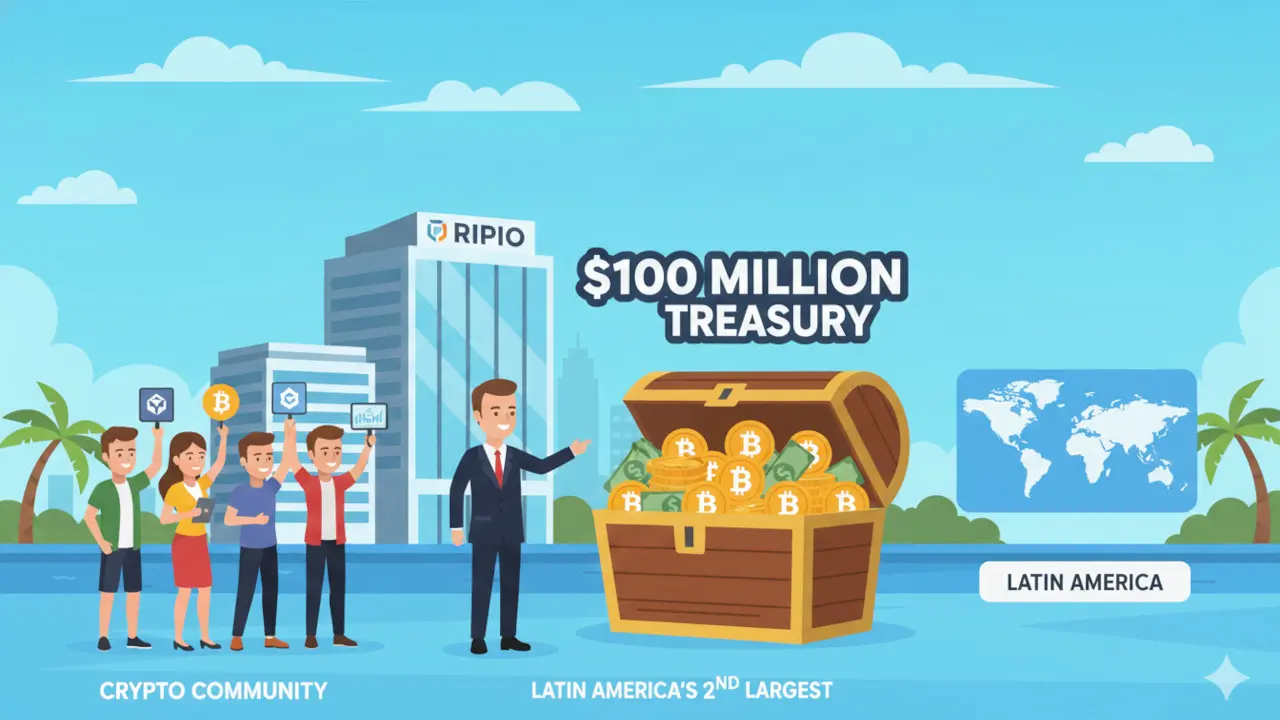Crypto Exchange Ripio Reveals $100M Treasury, Latin America’s Second Largest