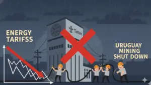 Tether Shuts Down Uruguay Mining Operations Over Energy Tariffs
